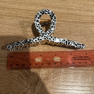 Leopard Print Hair Clip